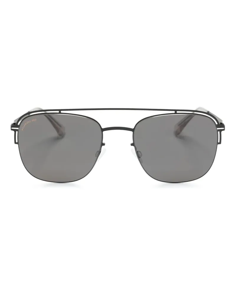 Mykita Arlo Pilotenbrille - Schwarz Schwarz