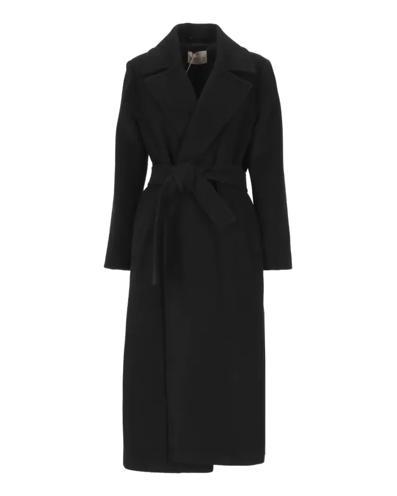 MARELLA belted notch-lapels coat - Schwarz Schwarz