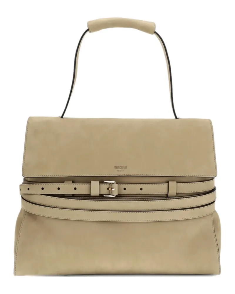 Moschino Tie Me tote bag - Nude Nude