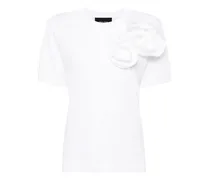 T-Shirt mit Rosenapplikation