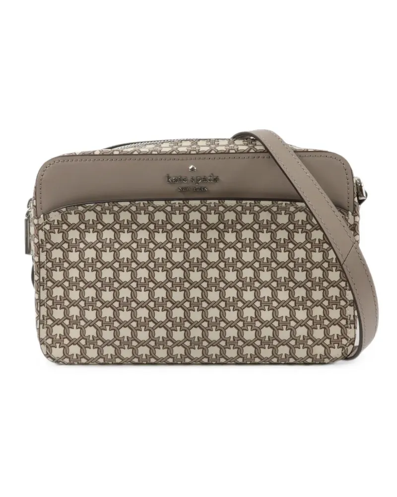 Kate Spade monogram-print shoulder bag - Nude Nude