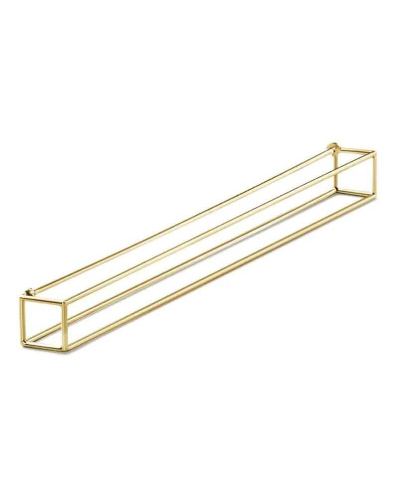 SHIHARA 18kt Rectangle Pierce 90 Gelbgoldohrring Gold