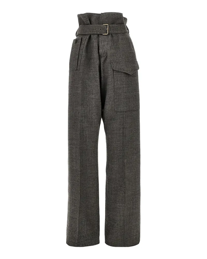 Etro Hose mit Gürtel - Grau Grau