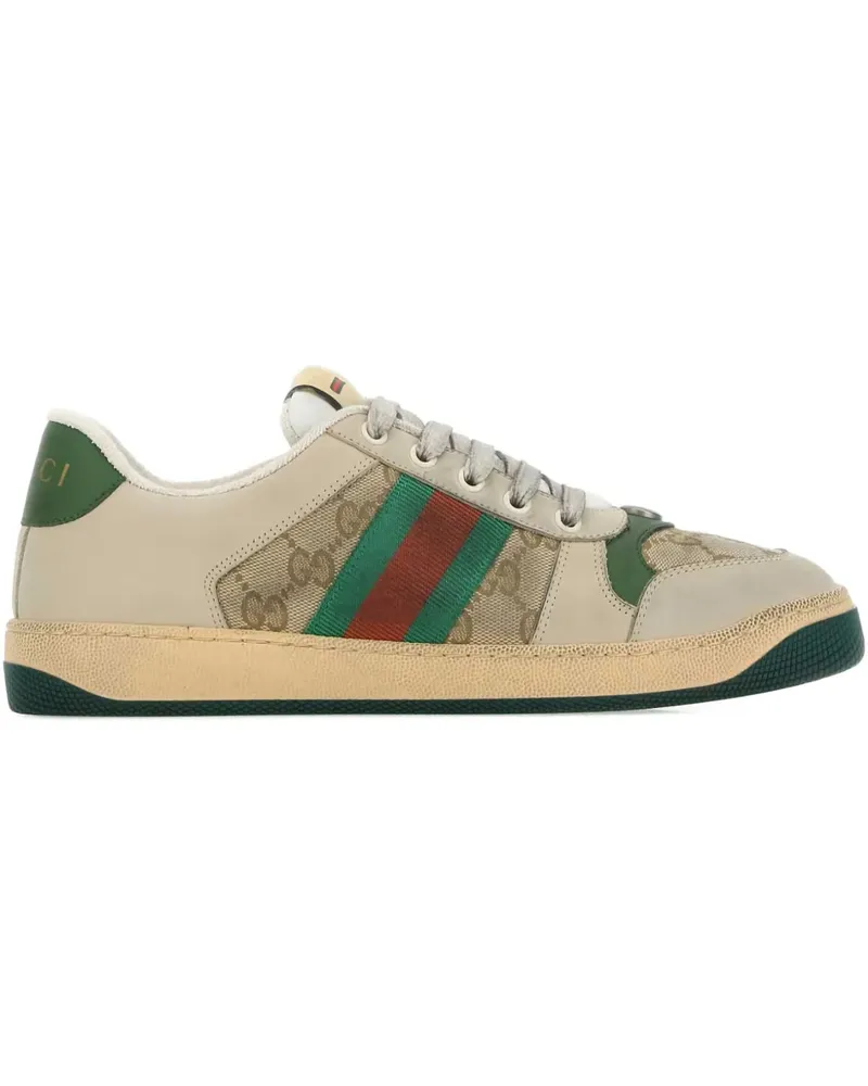 Gucci Screener Sneakers mit Logo-Verzierung - Braun Braun