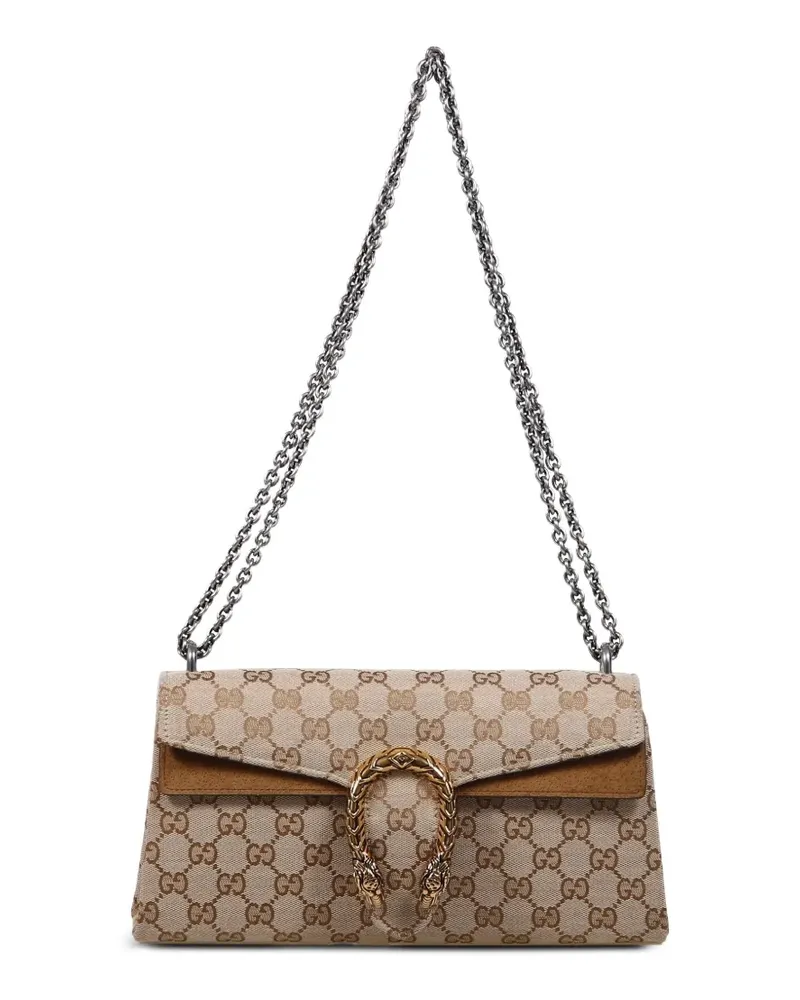 Gucci Mittelgroße Dionysus GG Schultertasche - Braun Braun