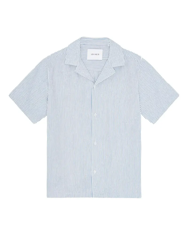 LES DEUX Gestreiftes Lukas Hemd - Blau Blau