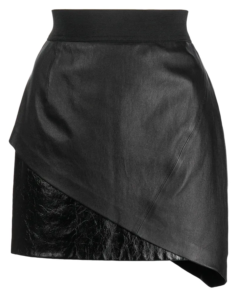 RTA Asymmetrischer Rock - Schwarz Schwarz
