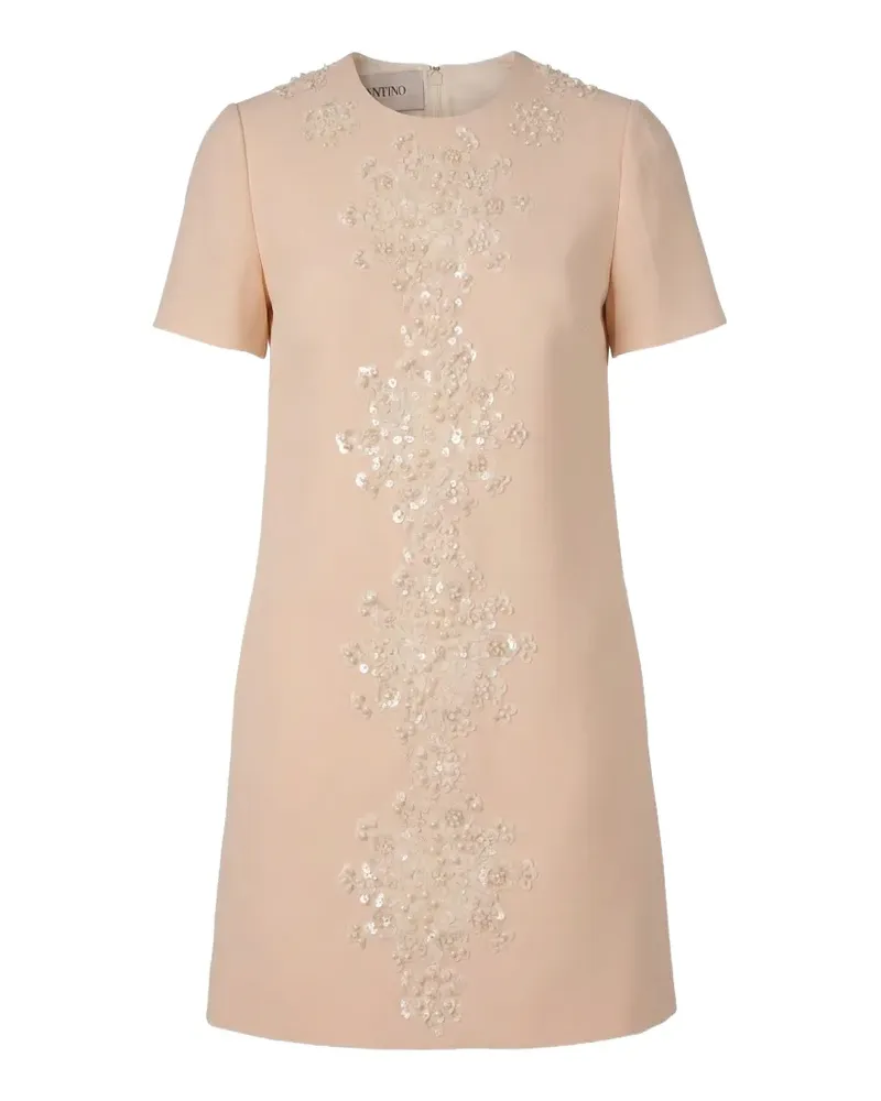 Valentino Garavani Kleid mit Pailettenverzierung - Nude Nude