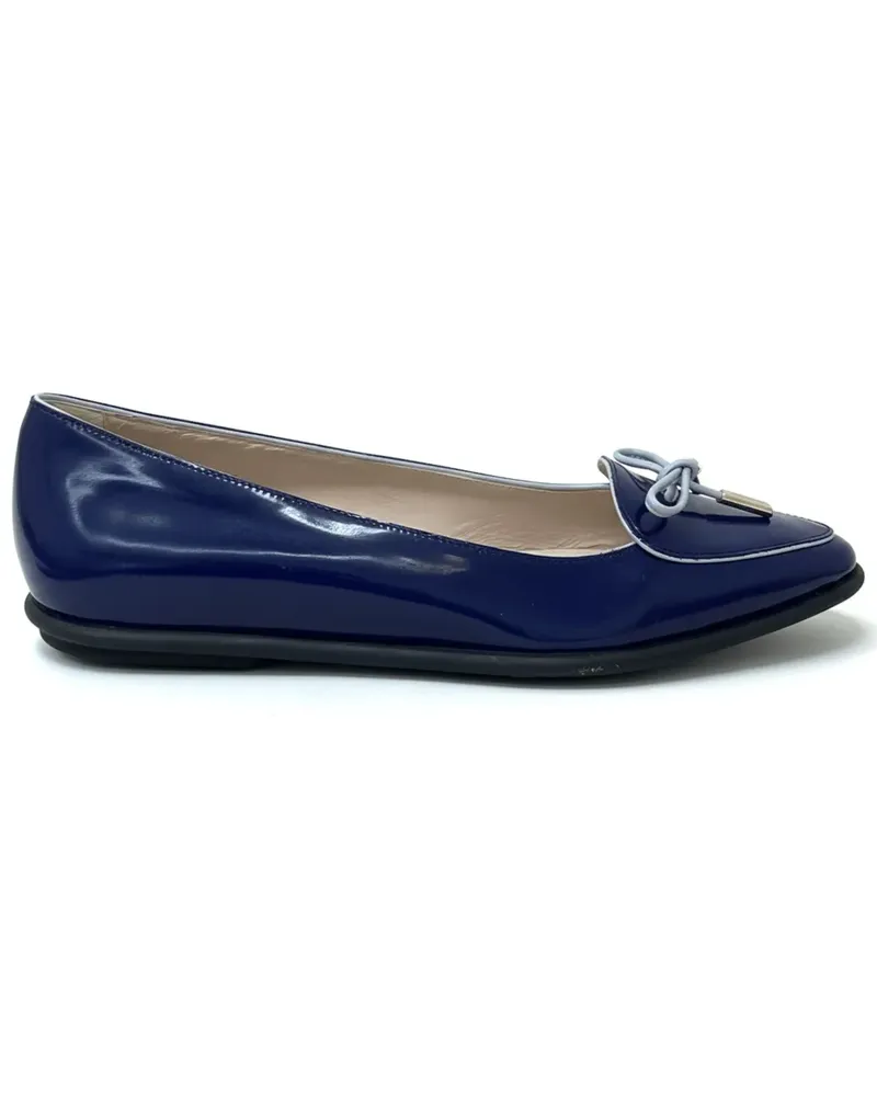 TOD'S Ballerinas mit Schnürung - Blau Blau