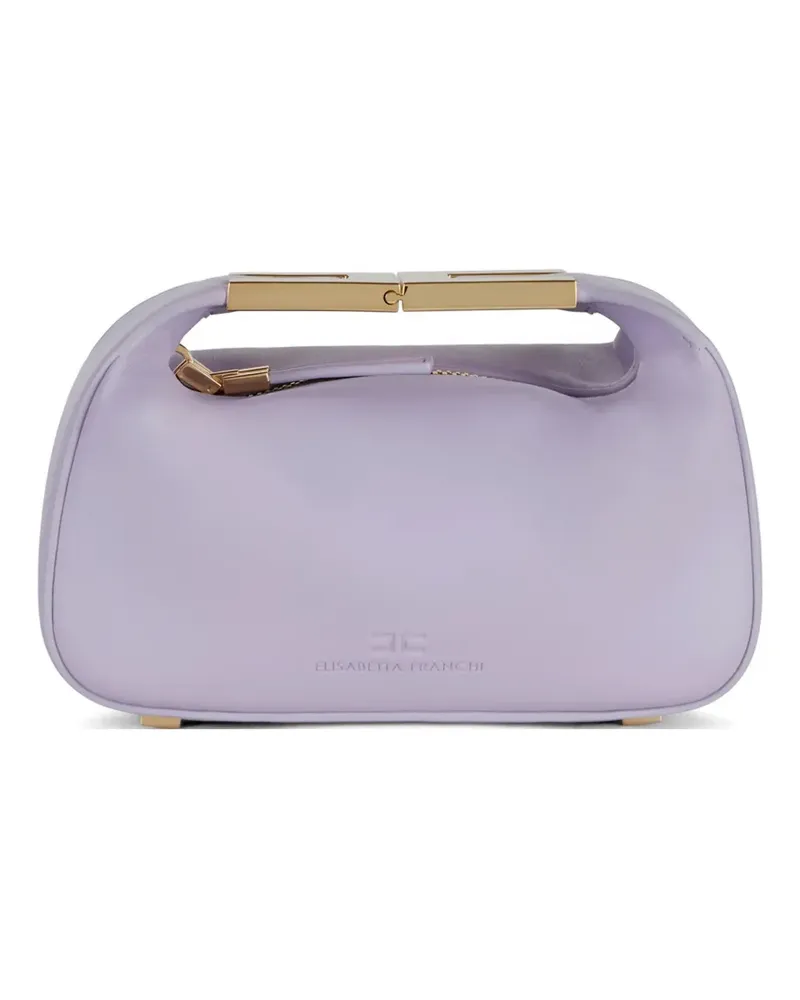 Elisabetta Franchi logo hardware mini bag - Violett Violett
