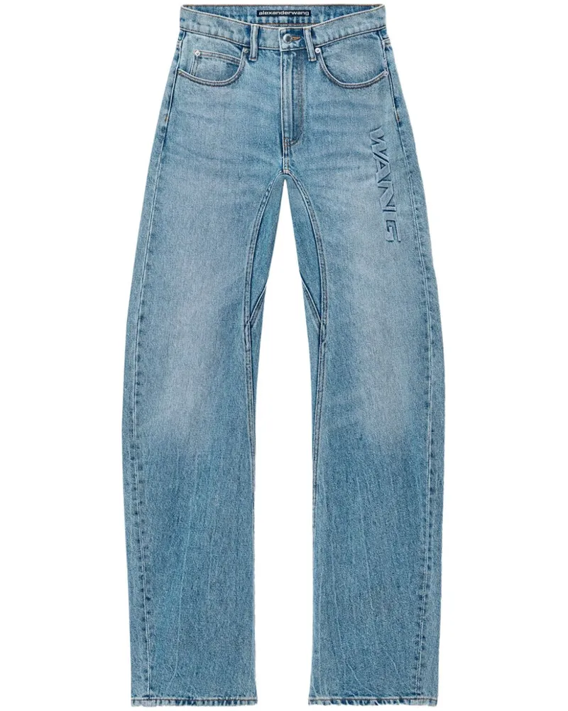 Alexander Wang Jeans mit Logo-Prägung - Blau Blau