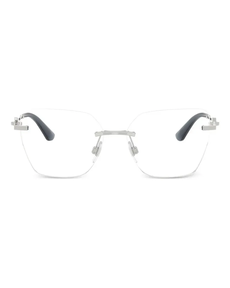 Dolce & Gabbana Brille mit Gestell - Silber Silber