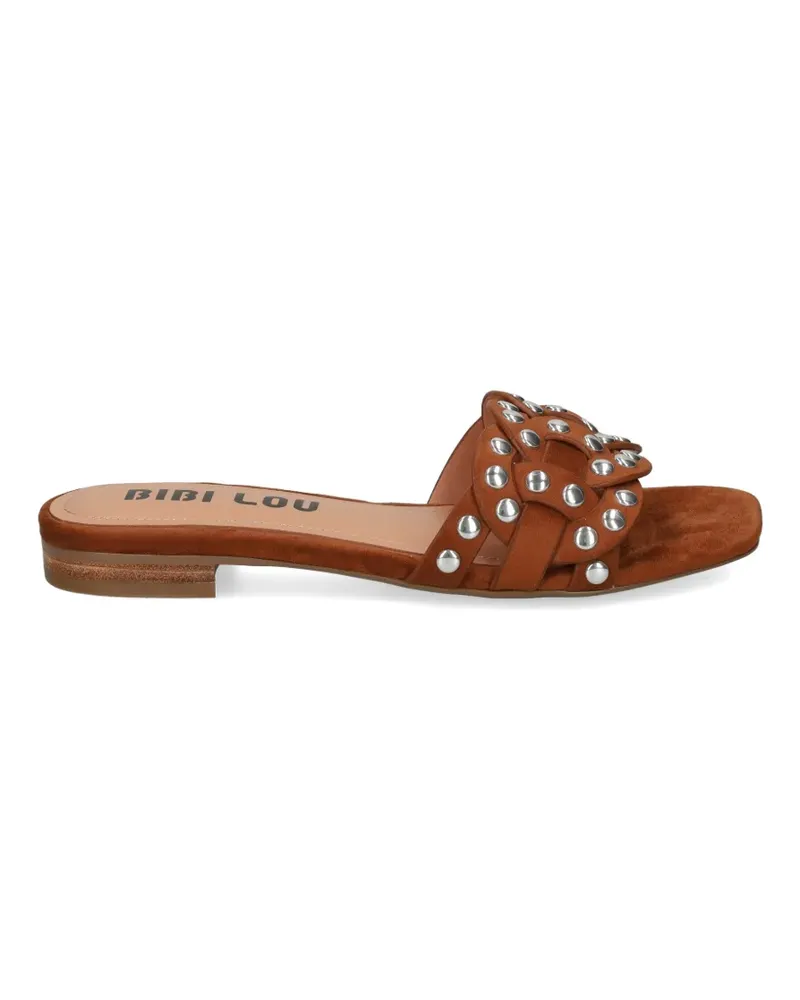 Bibi Lou studded woven sandals - Braun Braun