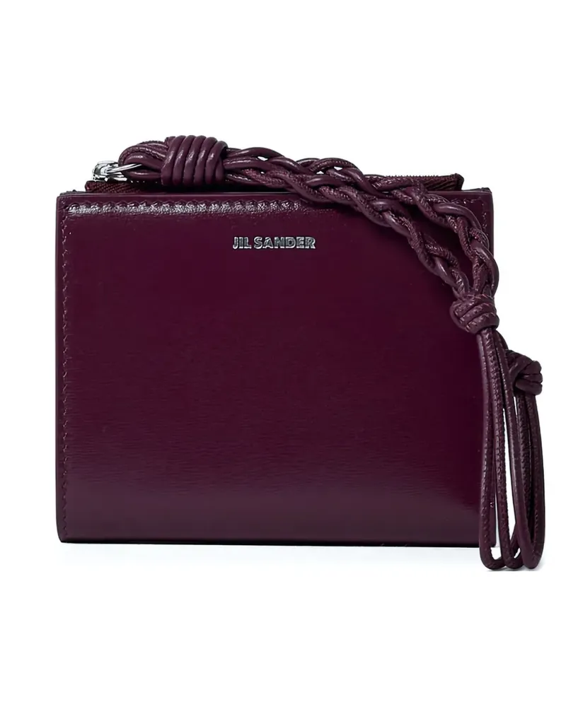 Jil Sander mini leather wallet - Rot Rot