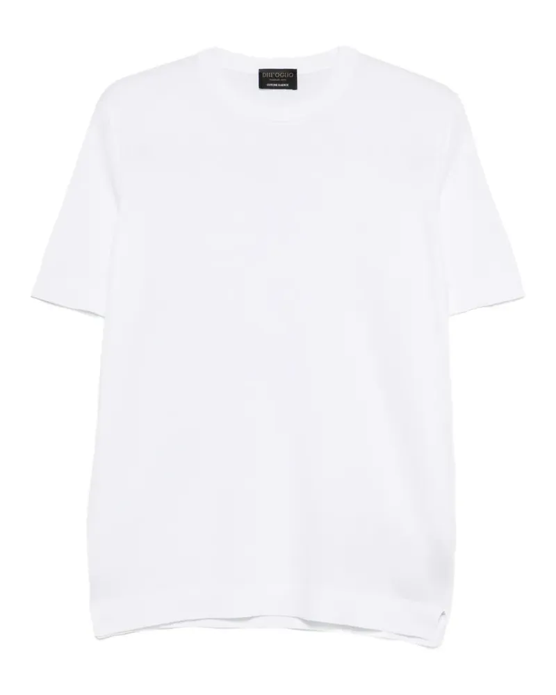 Dell'oglio T-Shirt mit rundem Ausschnitt - Weiß Weiß