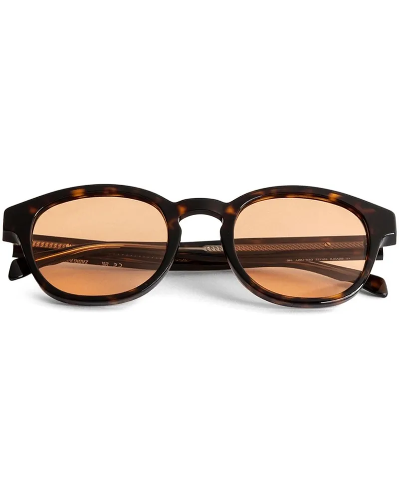Zadig & Voltaire ZV23H6 Sonnenbrille mit rundem Gestell - Braun Braun