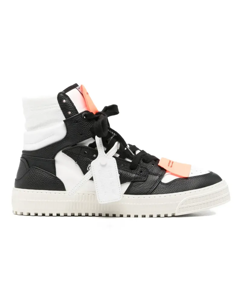 OFF-WHITE high-top lace-up sneakers - Schwarz Schwarz