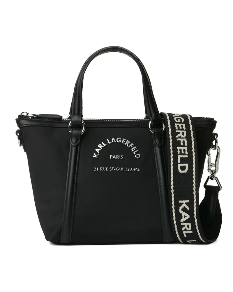 Karl Lagerfeld Mini Rue St-Guillaume Tote Bag - Schwarz Schwarz