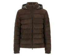 Gesteppte Arneb Wildlederjacke - Braun