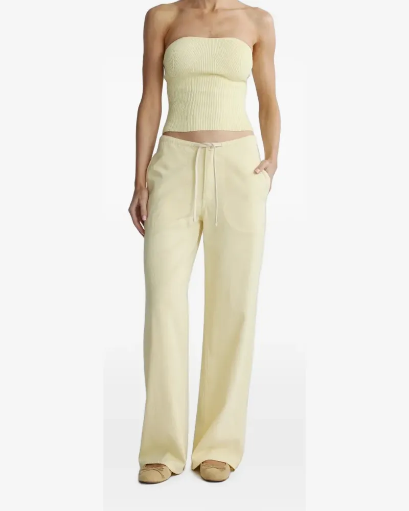 DL1961  Sienna drawstring-waist trousers - Gelb Gelb