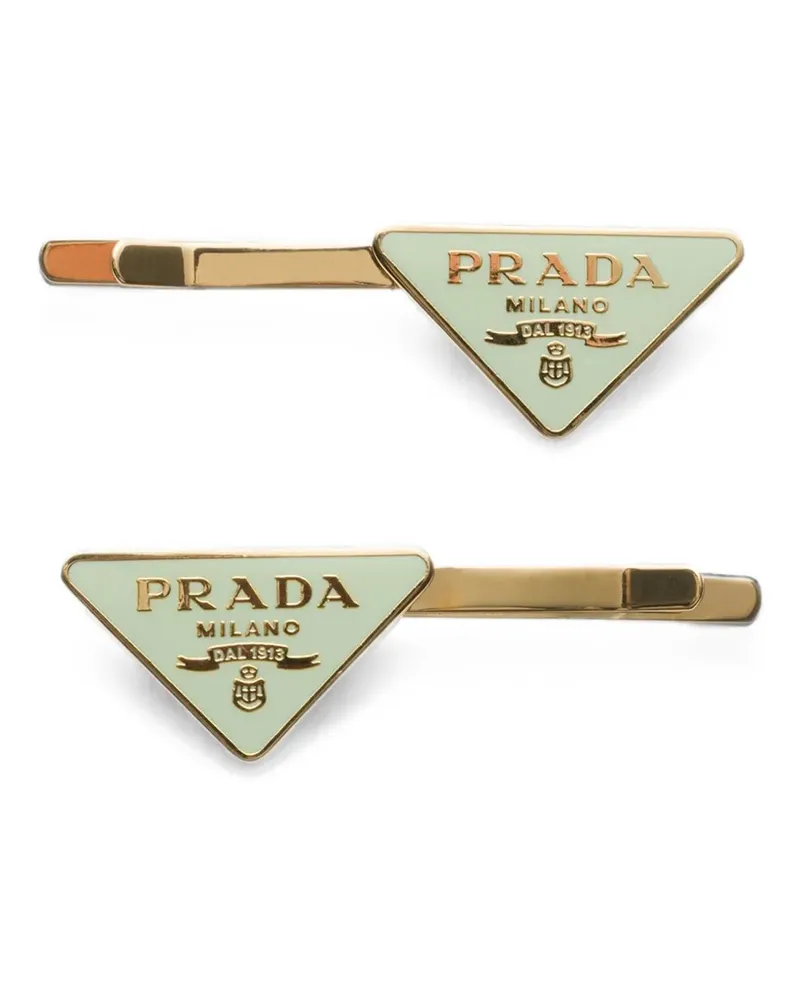 Prada Haarspangen aus Metall - Gold Gold
