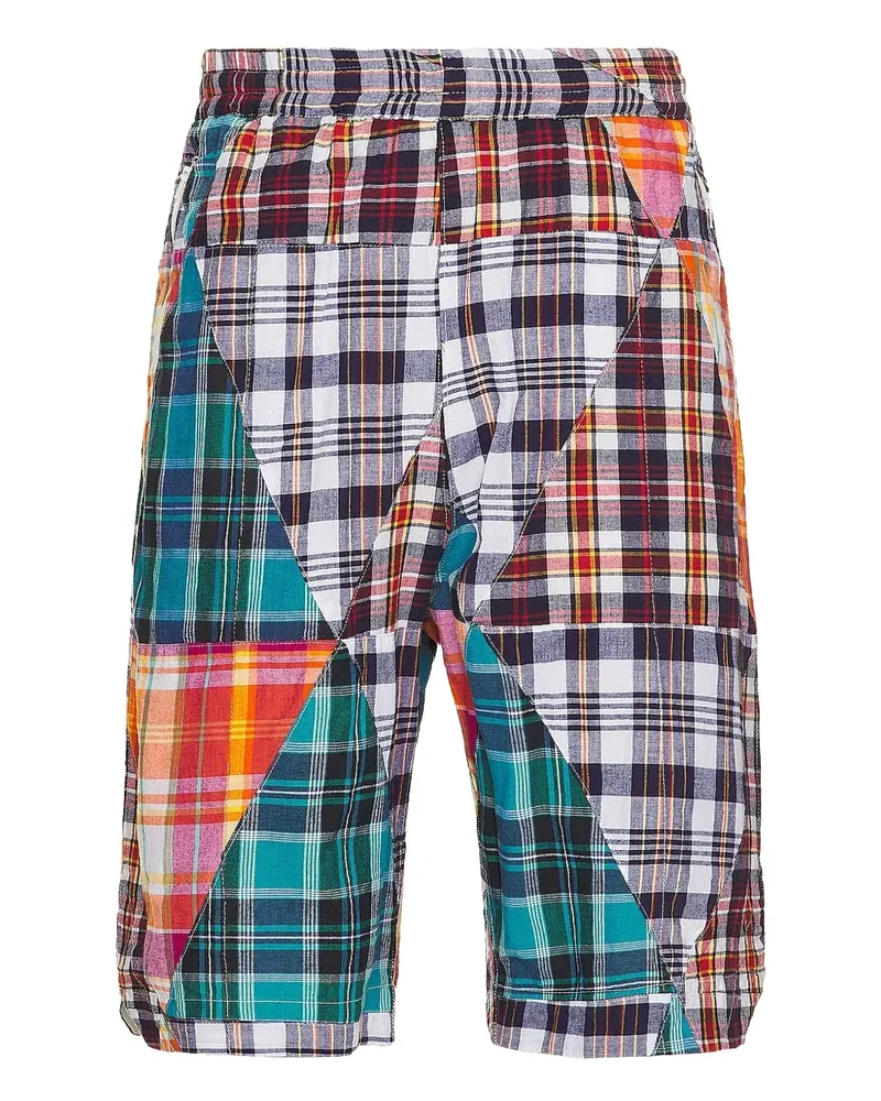 Engineered Garments BB Patchwork-Shorts - Rot Rot