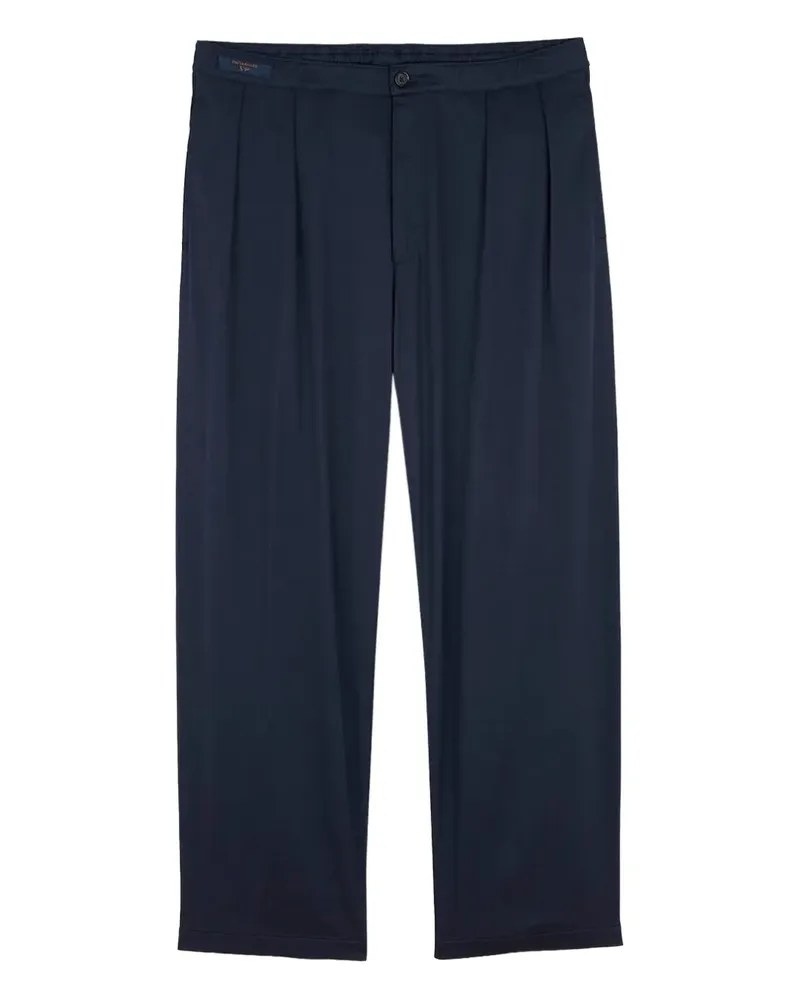 Paul & Shark pleated straight-leg trousers - Blau Blau