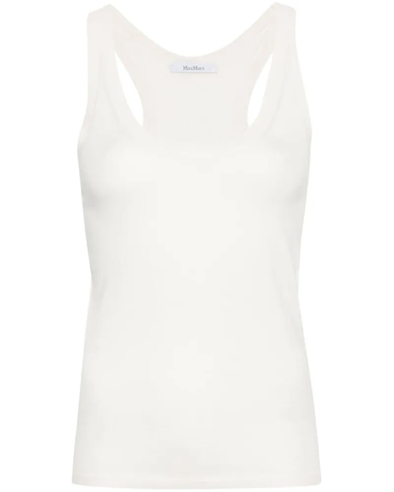 Max Mara Strickoberteil mit rundem Ausschnitt - Nude Nude