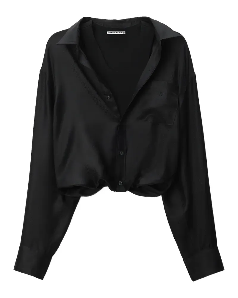 Alexander Wang Pre-styled Camisole-Top mit Hemd - Schwarz Schwarz