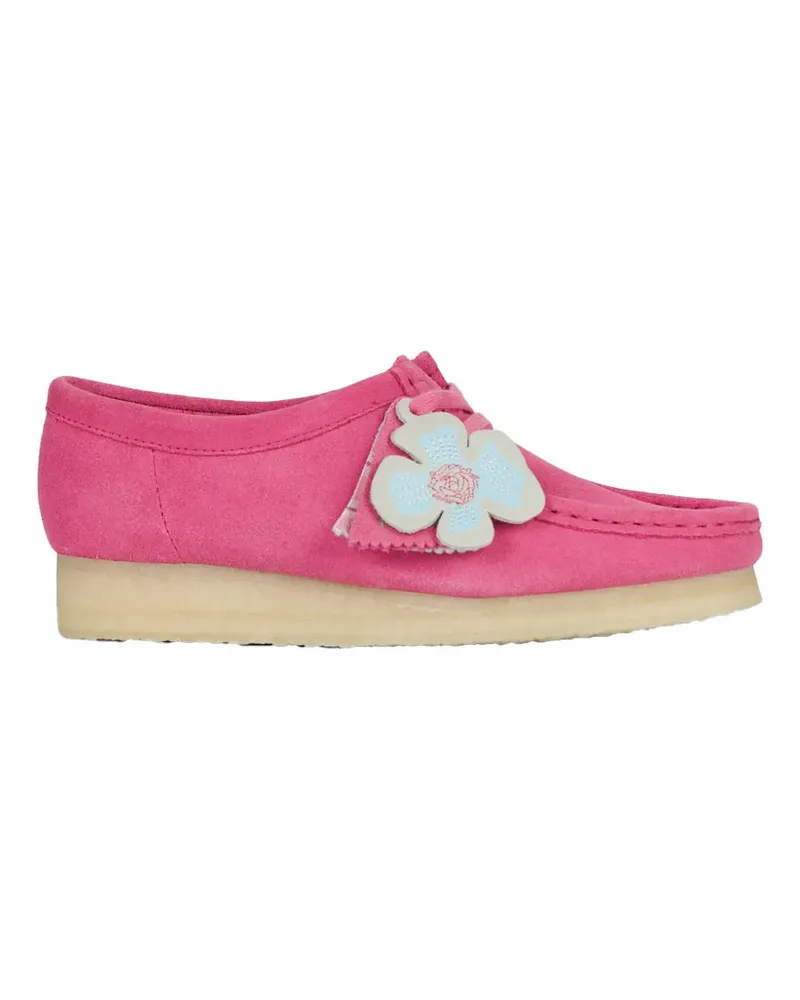 Clarks Wallabee suede loafers - Rosa Rosa