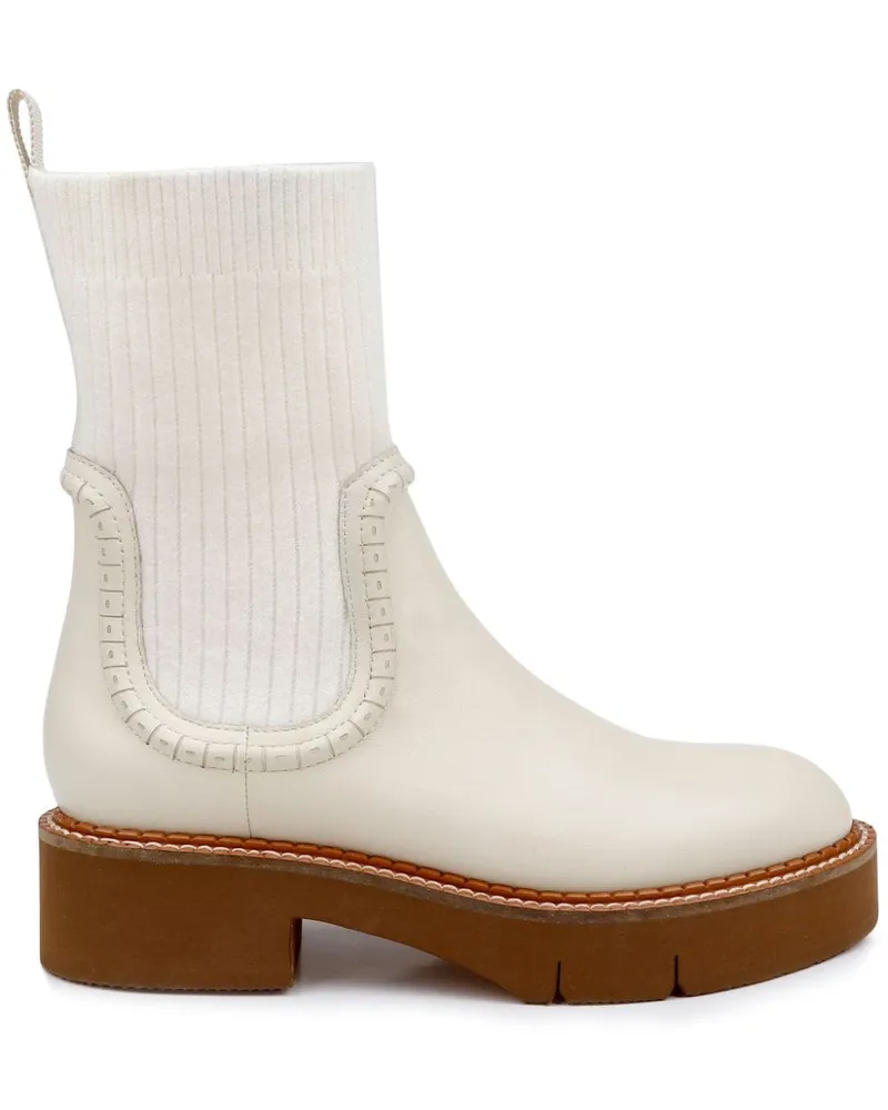 DIAMADA Kingman Stiefel 40mm - Weiß Weiß