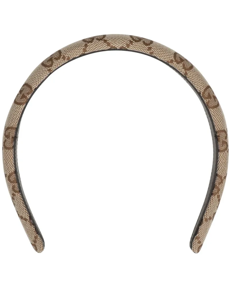 Gucci Haarreif aus GG Canvas - Nude Nude