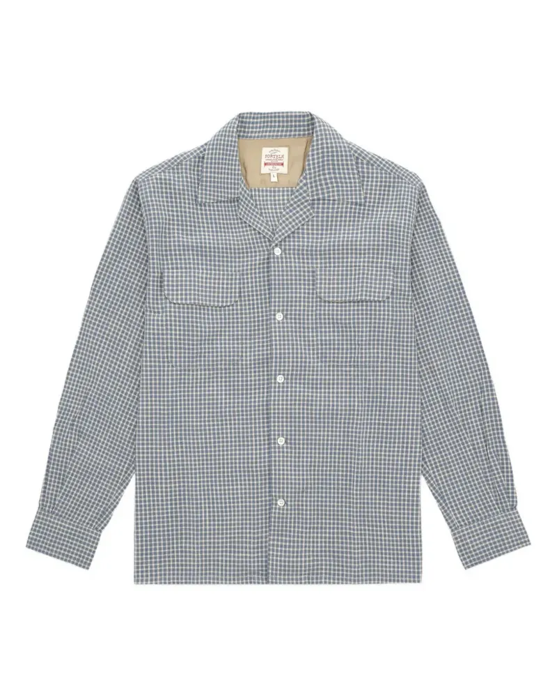 Fortela Baker Bowling shirt - Blau Blau