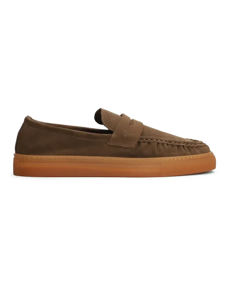 Copenhagen suede penny loafers - Braun Braun
