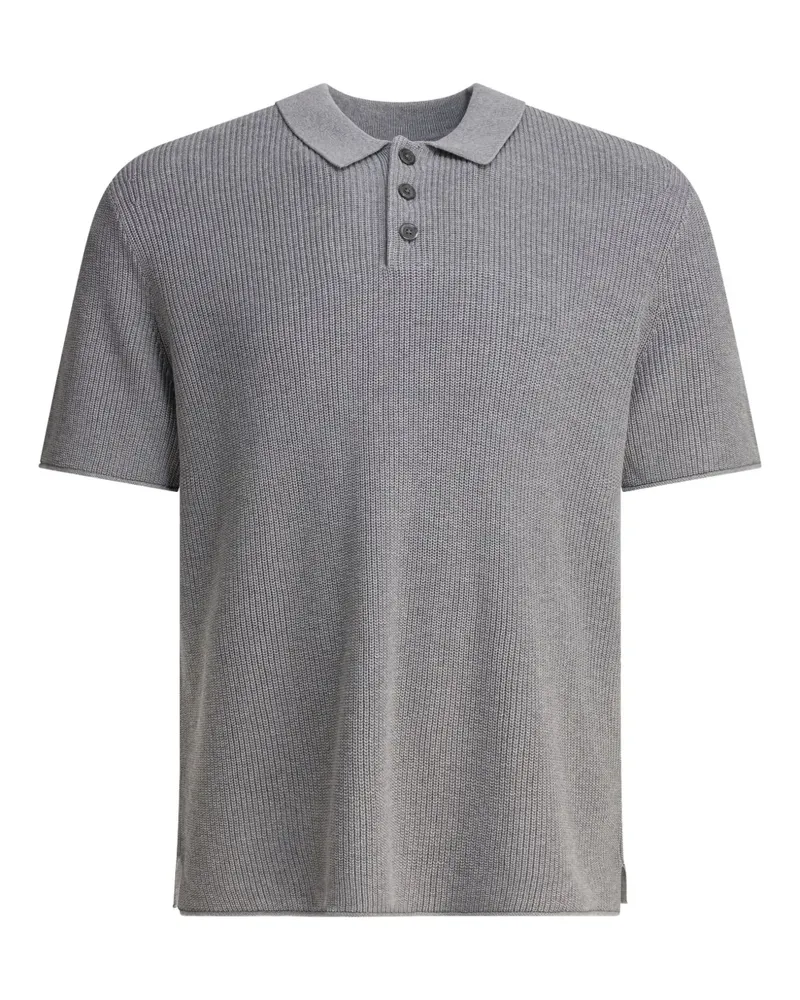 Alex Mill Geripptes Poloshirt - Grau Grau
