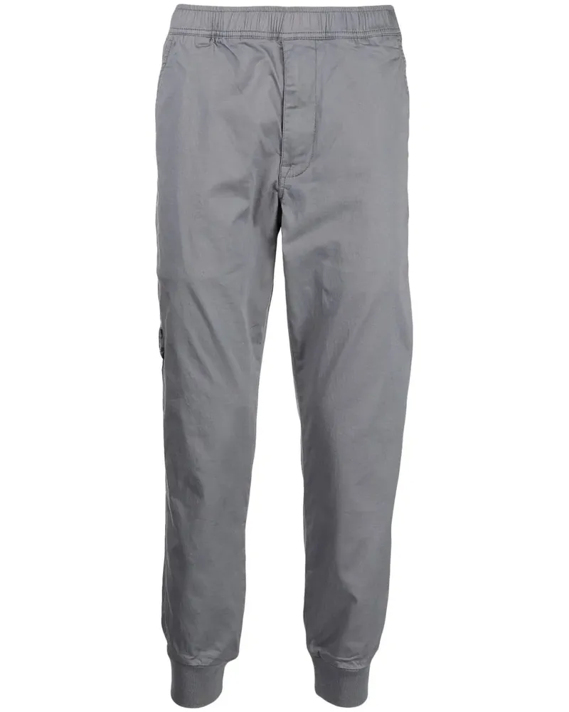 BAPE Tapered-Hose mit Logo-Print - Grau Grau