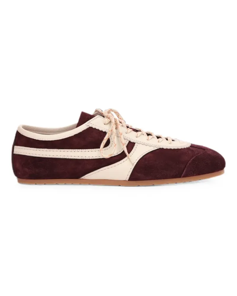 Dries van Noten Sneakers aus Wildleder - Violett Violett