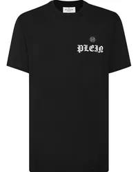 Philipp Plein T-Shirt mit Logo-Print Schwarz