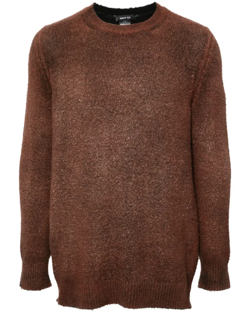 Avant Toi Grob gestrickter Pullover - Braun Braun