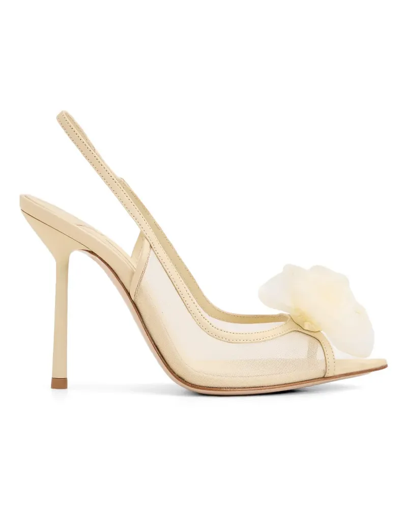 Le Silla Rose slingback sandals - Nude Nude