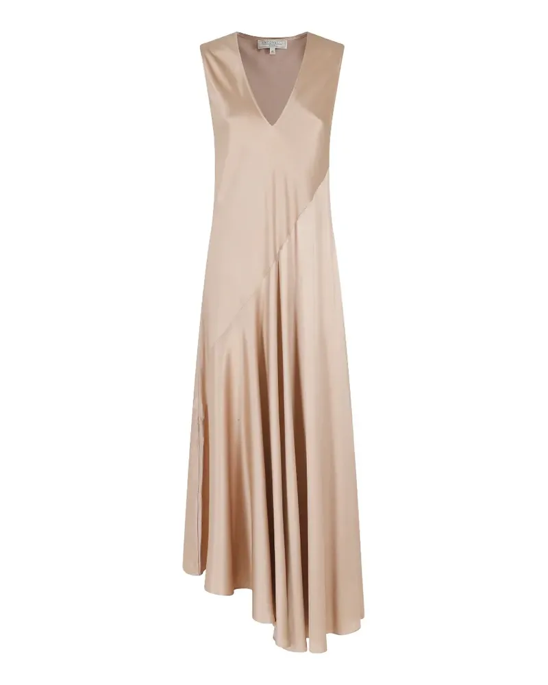 Antonelli Firenze Kleid mit V-Ausschnitt - Nude Nude