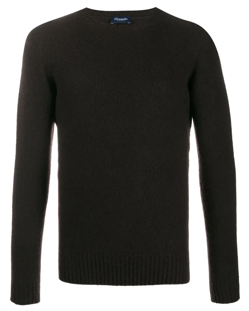 Drumohr  Schmaler Pullover - Braun Braun