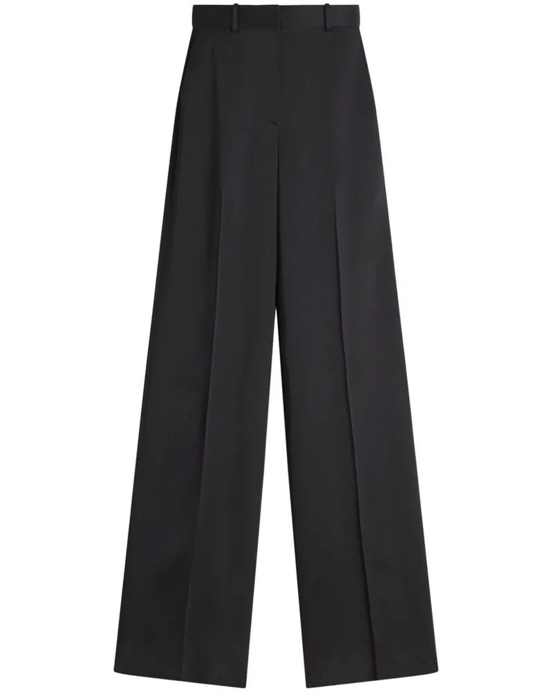 Lanvin Hose mit Bügelfalten - Schwarz Schwarz