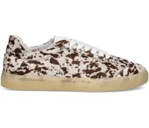 Gemusterte Sneakers - Weiß