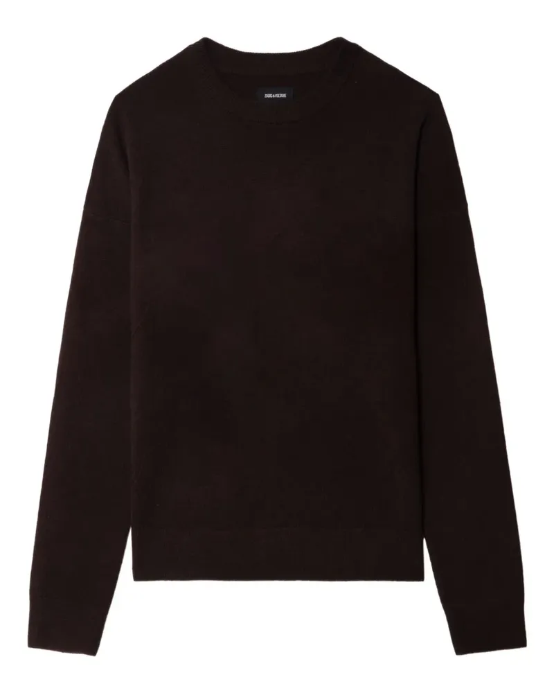 Zadig & Voltaire Cici Pullover mit Herz-Patch - Braun Braun