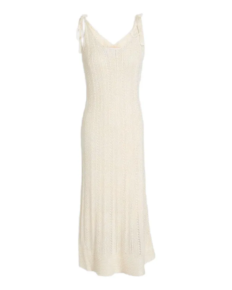 Zimmermann crochet-knit midi dress - Nude Nude