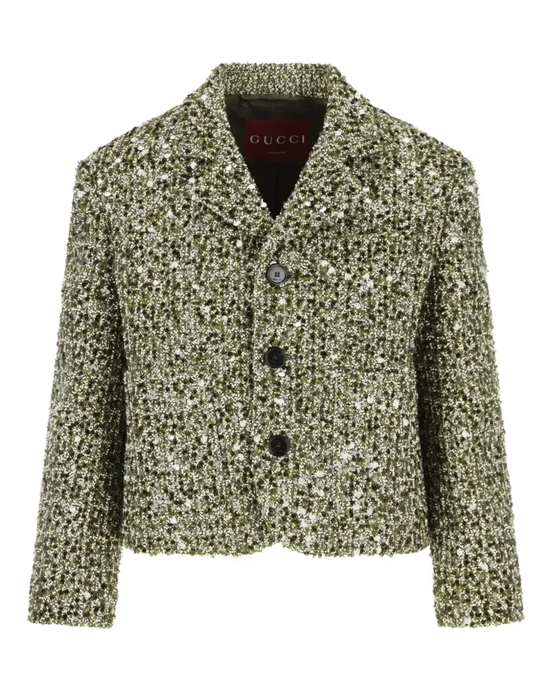 Gucci Jacke mit Pailletten - Grün Grün