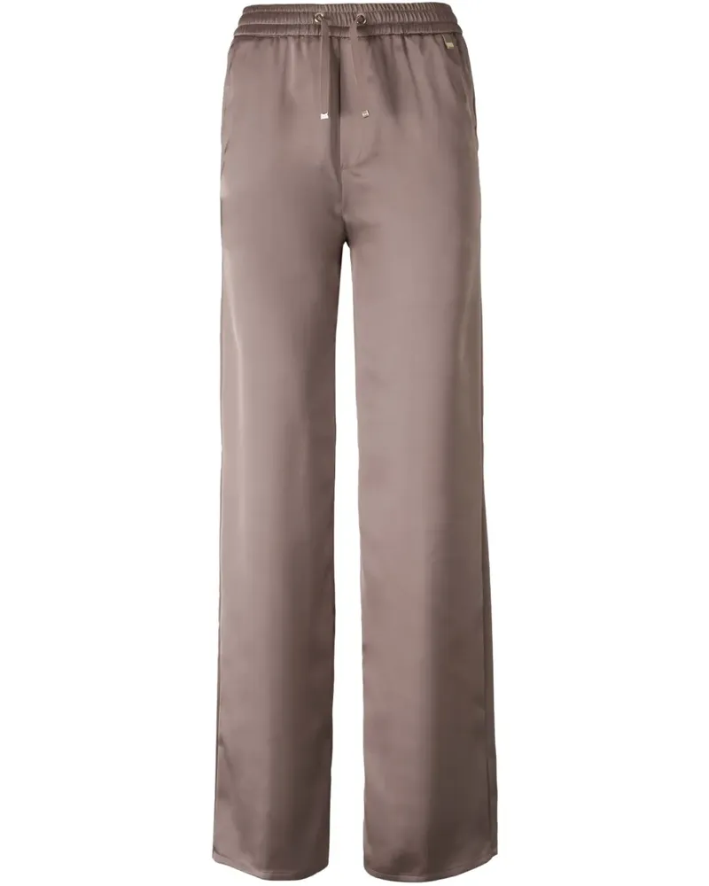 Herno Hose aus Satin - Braun Braun