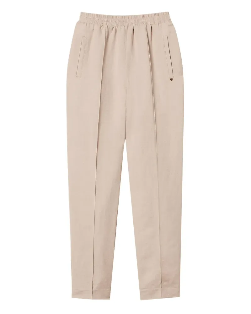 Twin-Set Hose mit Bundfalten - Nude Nude