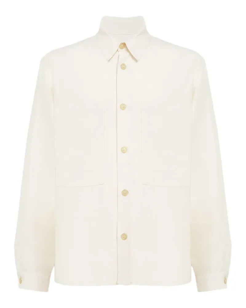 Laneus Hemdjacke mit geknöpfter Tasche - Nude Nude